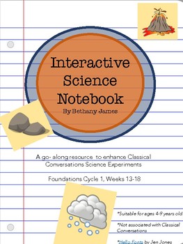 Preview of Interactive Science Notebook for CC Cycle 1 weeks 13-18