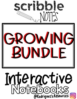 Preview of Interactive Science Scribble Notes Bundle