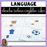 Interactive Making Sentences with Color Words for Speech Therapy