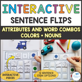 Interactive Sentence Expansion Flips - Attributes (Colors)