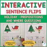 Interactive Sentence Flips - Prepositions and Where Questi