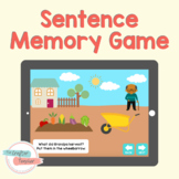 Interactive Sentence Memory Game BOOM Cards™