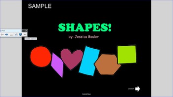 Preview of Interactive Shapes for Early Childhood SAMPLE