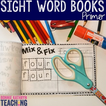 Preview of Interactive Sight Word Book