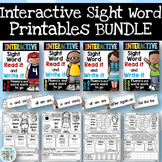 Interactive Sight Word Printables BUNDLE