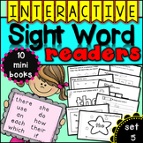 Interactive Sight Word Readers SET FIVE {10 books}