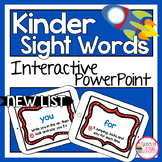 Interactive Sight Words Kindergarten Version 2 | Digital Resource