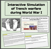 Interactive Simulation of Trench warfare during World War I