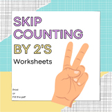 Interactive Skip Counting by 2's Puzzles | Printable | fil