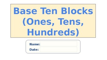 Preview of Interactive Slides: Base Ten Blocks (Ones, Tens, Hundreds)