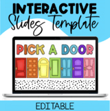 Interactive Game Slides Template | Pick a Door EDITABLE