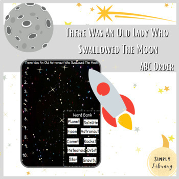 Preview of Interactive Slides for There Was An Old Astronaut Who Swallowed The Moon