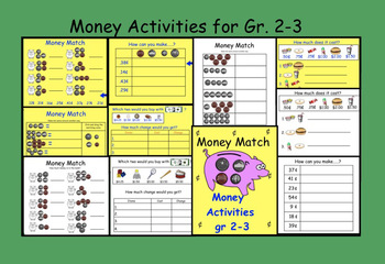 Preview of Interactive Smartboard Money Activities for Gr 2-3 (US Coins)