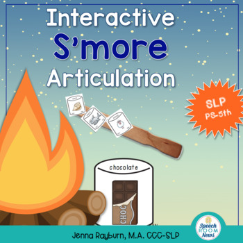 Preview of Interactive S'more Articulation Activity: Summer Speech