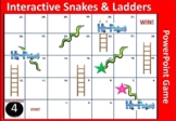 Interactive Snakes and Ladders Board (PowerPoint Game Live