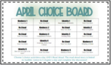 Interactive Social Emotional Choice Board