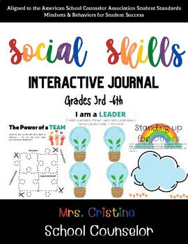 Preview of Social Skills Journal - Social Skills Interactive Journal