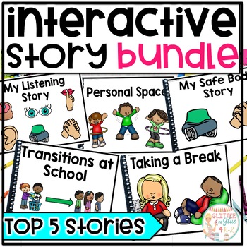 Preview of Interactive Social Narrative Bundle-Personal Space, Safe Body, Breaks & More