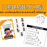 Interactive Social Story - I Can Raise My Hand (+BOOM Cards)