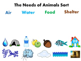 Interactive Sort: Needs of Animals