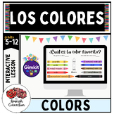 Interactive Spanish Colors Lesson + Activity (Los Colores)