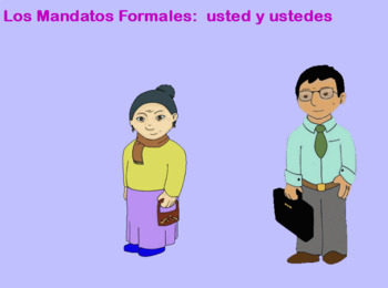 Preview of Interactive Spanish Formal Commands: Usted & Ustedes