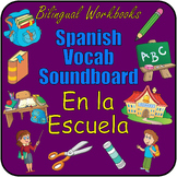 Interactive Spanish School Vocabulary Soundboard - Audio L