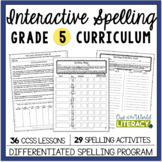 Interactive Spelling Grade 5 Year-Long Curriculum