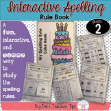 Interactive Spelling Rule Book for the Year~ Second Grade