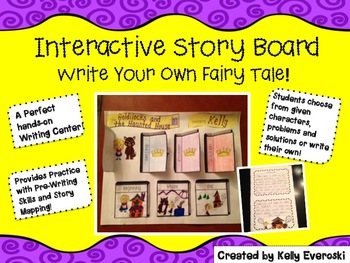 Preview of Interactive Story Board-Write Your Own Fairy Tale!