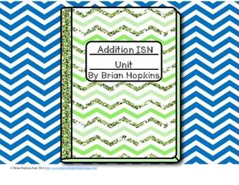 Preview of Interactive Student Notebook Addition Unit (ISN)