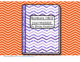 Numbers 11 and 12 Interactive Student Notebook FREEBIE