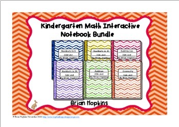 Preview of Interactive Student Notebook Kindergarten Bundle