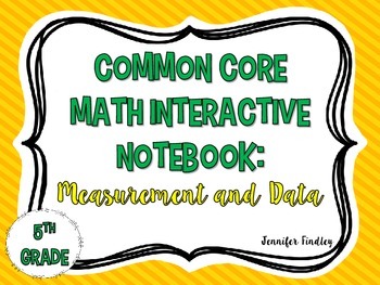 Preview of Math Interactive Notebook {Measurement and Data}