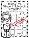 Interactive Student Notebook Templates {FREEBIE} - Editable