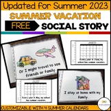 Interactive Summer Break Social Narrative for Students wit
