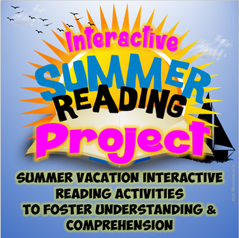 Preview of Interactive Summer Reading Activities Project {CCSS Aligned}