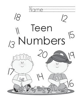 Preview of Interactive Teen Numbers Place Value Notebook