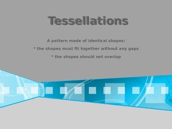 Preview of Interactive Tesselations Independent Exploration