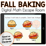 Interactive Thanksgiving 2nd Grade Math Escape Room: Digit