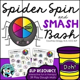 Spider Spin and Smash Mat Speech Activity | Halloween Arti
