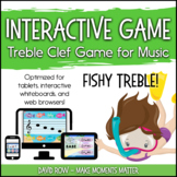 Interactive Treble Clef Game Pack - Fishy Treble!  Ocean-t