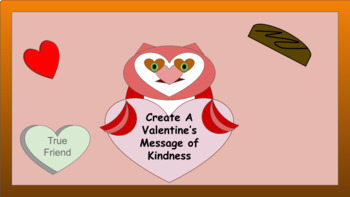 Preview of Interactive Valentine's Day Messages of Kindness