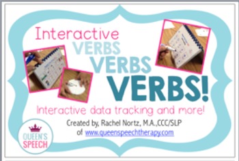 Preview of Interactive Verbs, Verbs, Verbs! {Data Tracking & more}