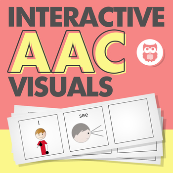 Preview of Interactive AAC Visuals | Commenting, Asking, Answering Questions | Speech