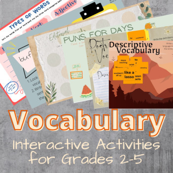 Preview of Interactive Vocabulary Activities