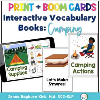 Interactive Vocabulary Book: Camping