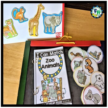 Interactive Vocabulary Book For Preschool | Zoo Animals | TPT