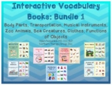Interactive Vocabulary Books: Bundle 1
