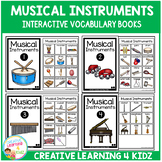 Interactive Vocabulary Books: Musical Instruments